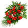 red carnations with babys breath. Rio de Janeiro