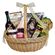 basket with sweets and wine. Rio de Janeiro